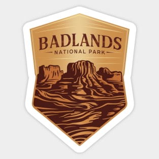 Badlands National Park South Dakota Sticker